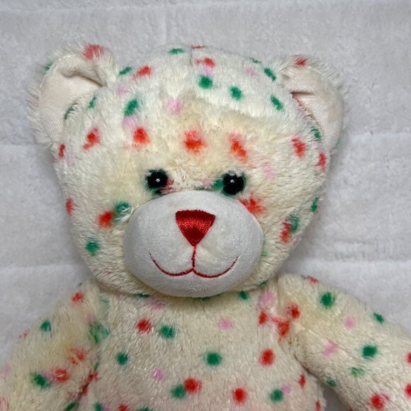 Build-A-Bear Plush Christmas Bear Sugar Cookie Confetti Sprinkles (SKU: 99TO) - Picture 2 of 7